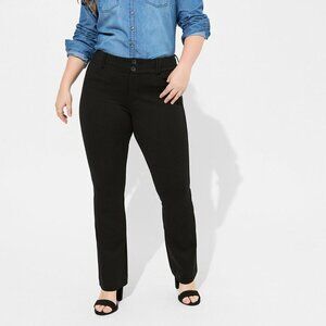 Trouser Boot Studio Luxe Ponte Mid-Rise Pant 22R NEW NWT